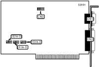 AMDEK CORPORATION &nbsp; 286 DUAL SERIAL/PARALLEL INTERFACE BOARD