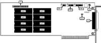 DECISION COMPUTER INTERNATIONAL CO., LTD. &nbsp; PCCOM 8-BIT ISA 8-PORT DB-37 RS-232/422