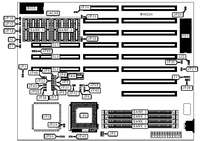 INTEL CORPORATION &nbsp; 486-GL GREEN/VESA